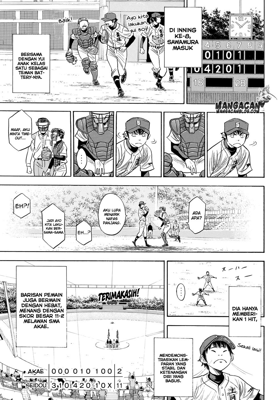 Diamond no Ace Act 2 Bab 76 halaman 15