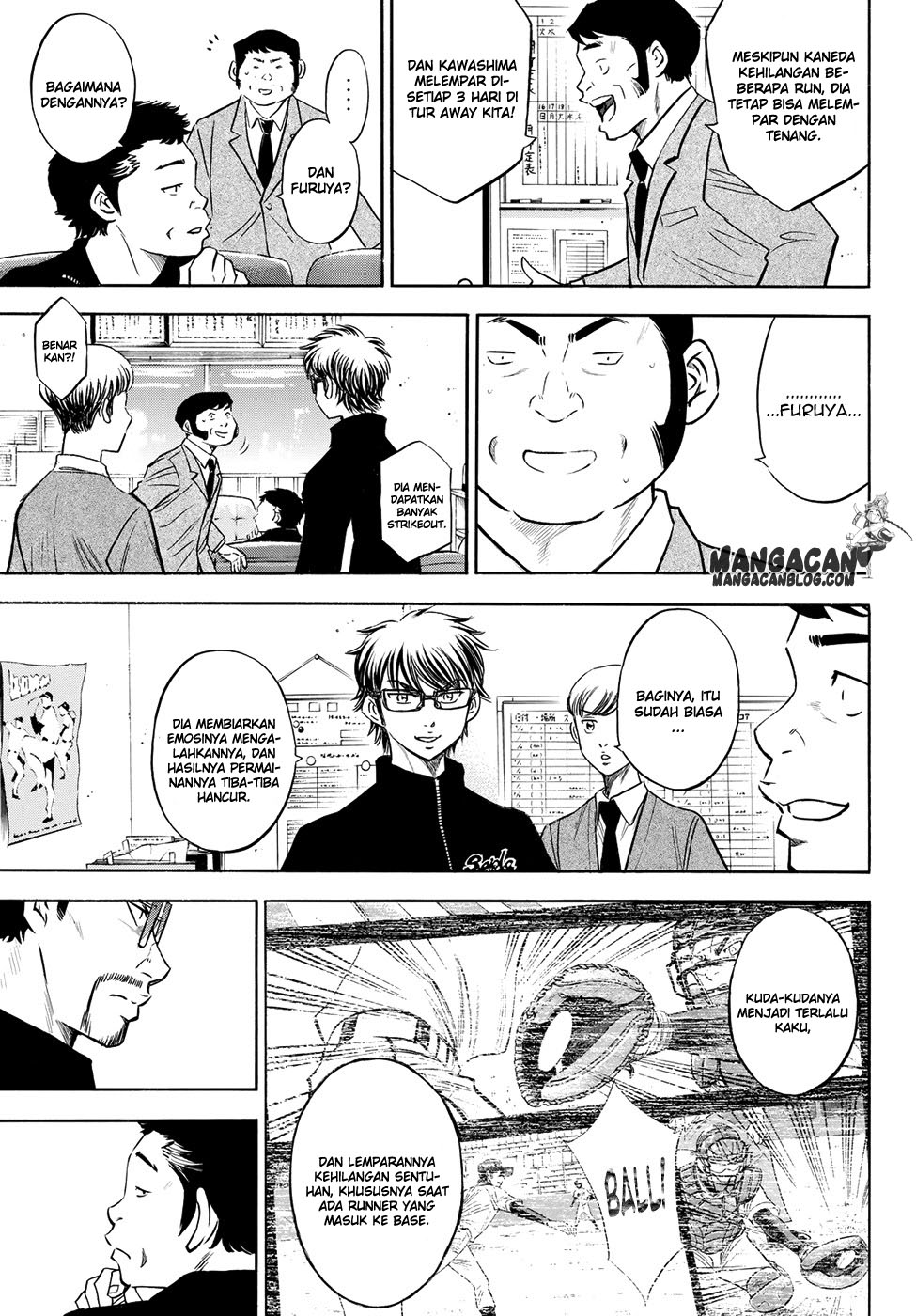 Diamond no Ace Act 2 Bab 77 halaman 9