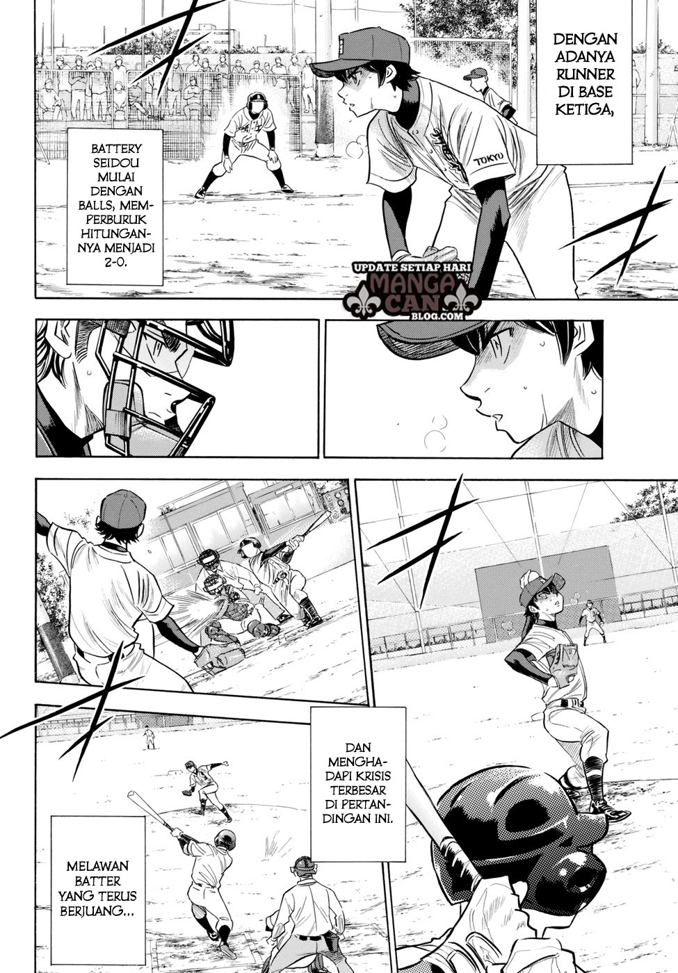 Diamond no Ace Act 2 Bab 85 halaman 4