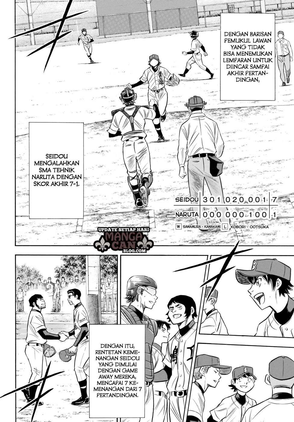 Diamond no Ace Act 2 Bab 85 halaman 12