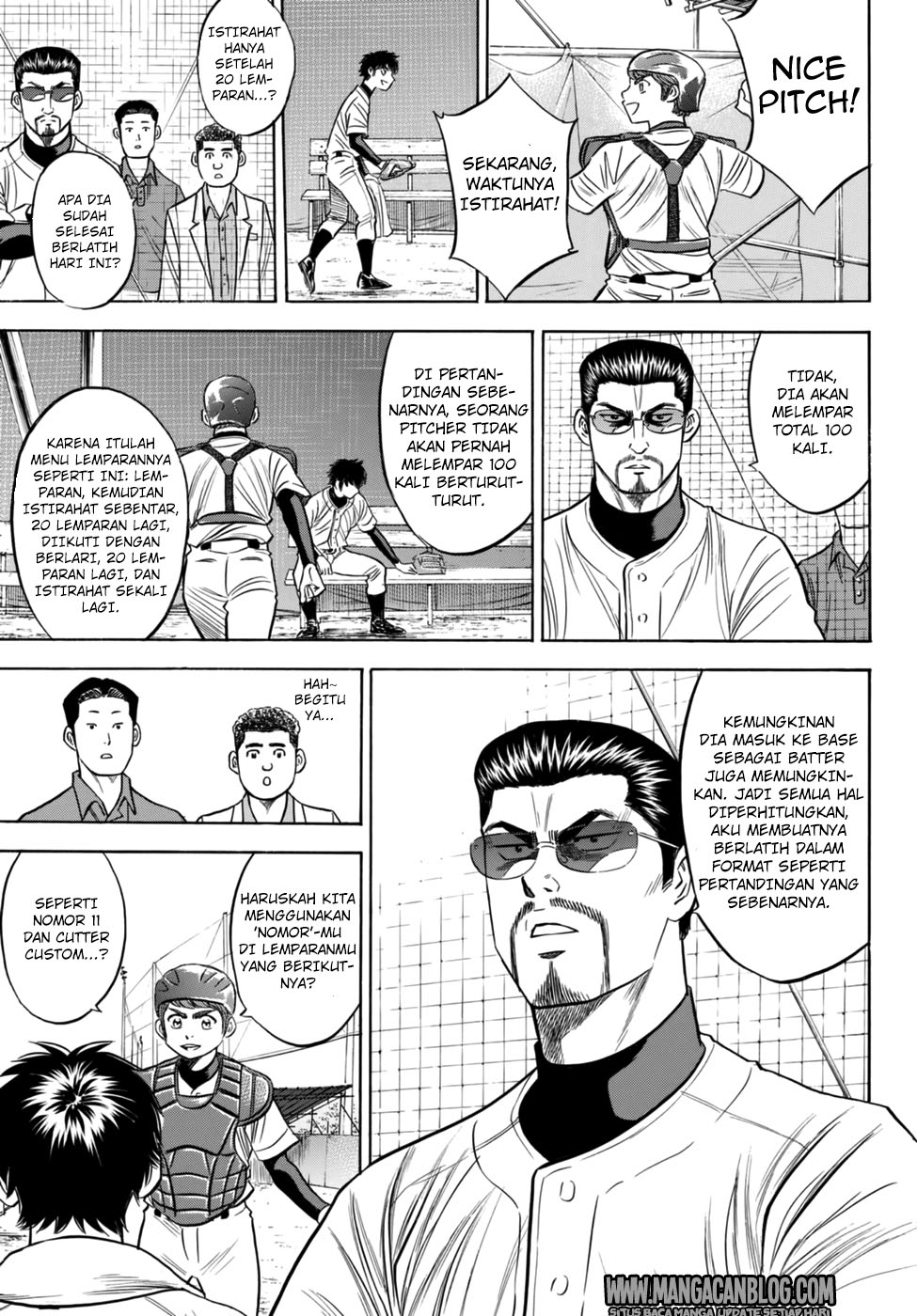 Diamond no Ace Act 2 chapter 87 halaman 13