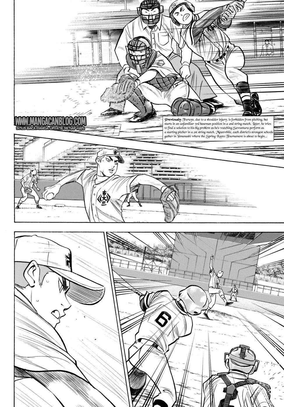 Diamond no Ace Act 2 Bab 90 halaman 4