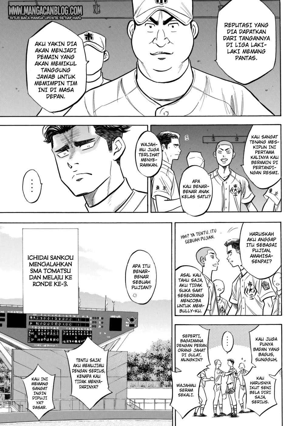 Diamond no Ace Act 2 Bab 90 halaman 14