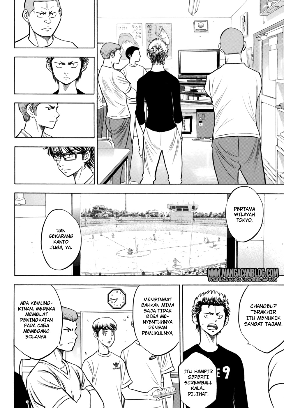 Diamond no Ace Act 2 Bab 92 halaman 10