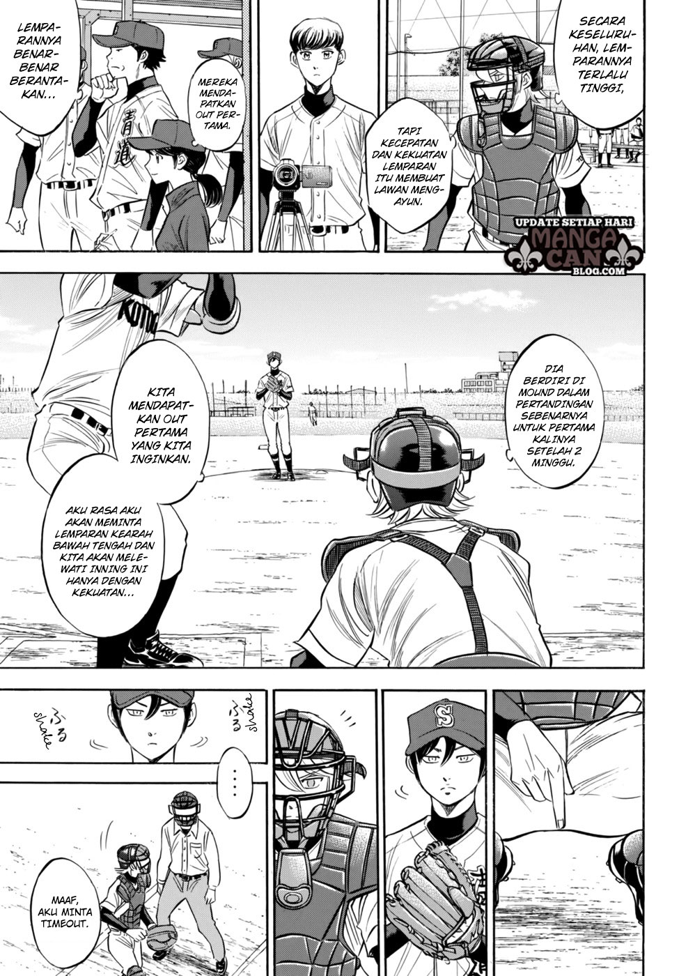 Diamond no Ace Act 2 Bab 94 halaman 9