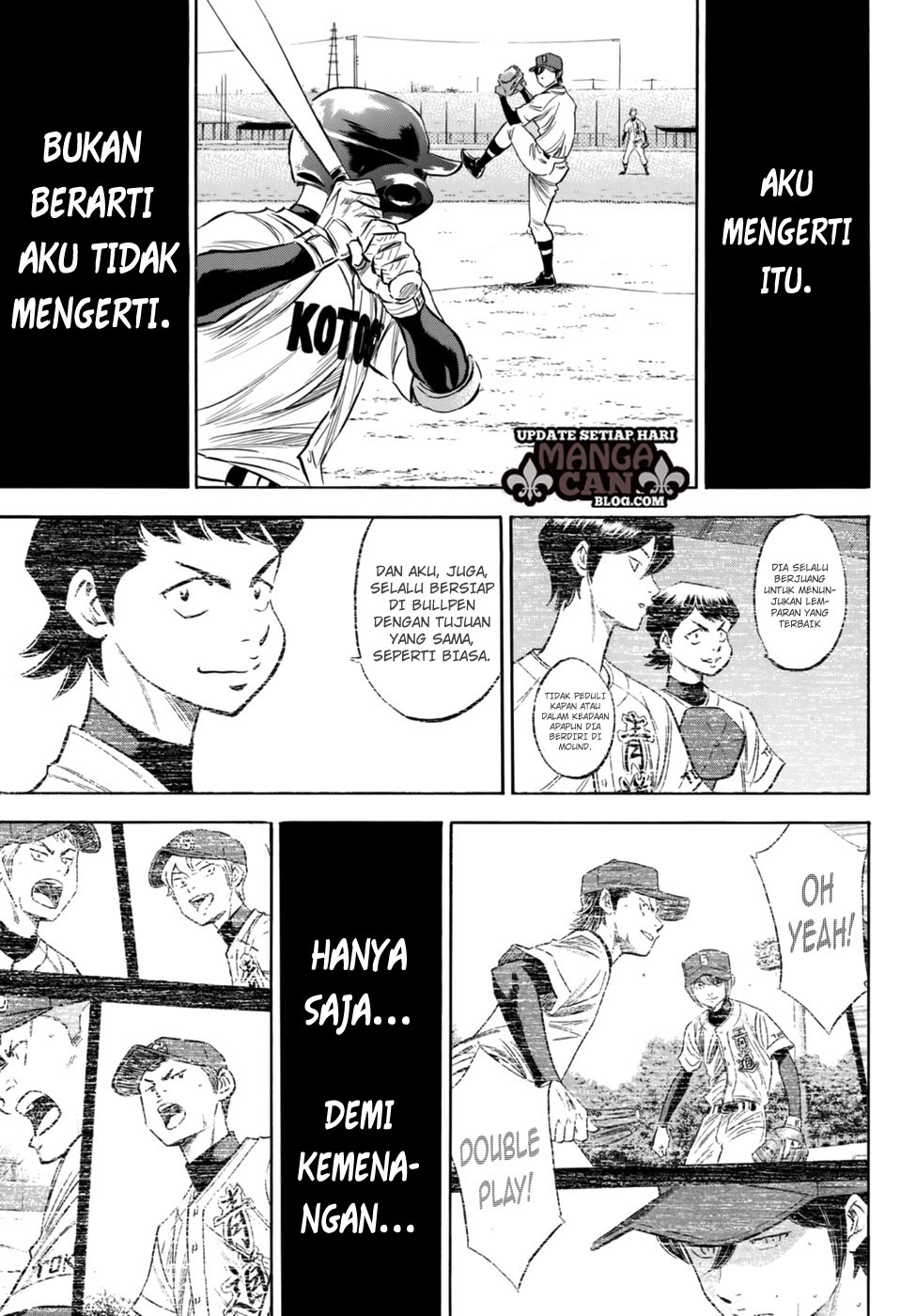 Diamond no Ace Act 2 Bab 94 halaman 15