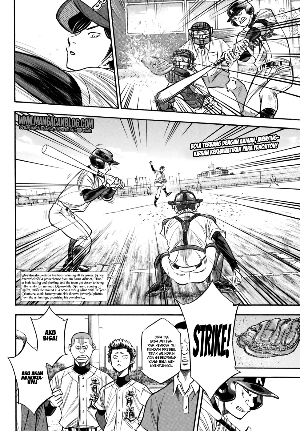 Diamond no Ace Act 2 chapter 95 halaman 2