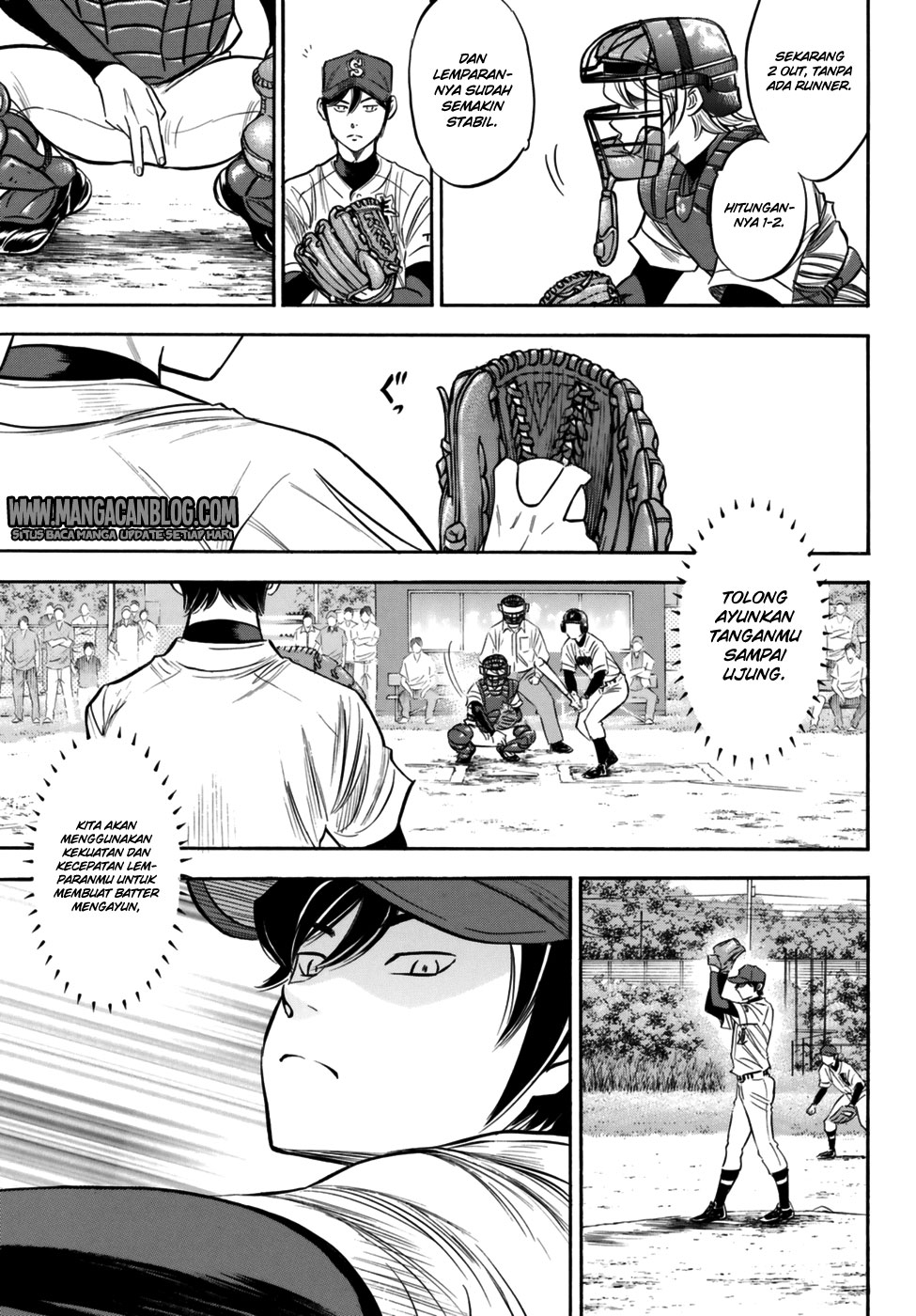 Diamond no Ace Act 2 chapter 95 halaman 3
