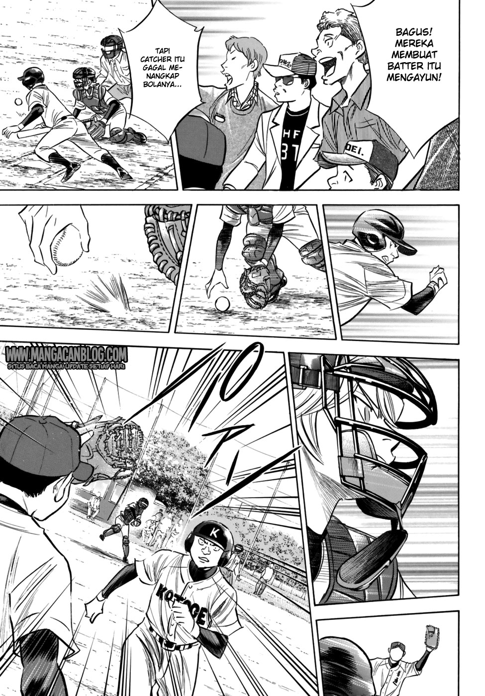 Diamond no Ace Act 2 chapter 95 halaman 9