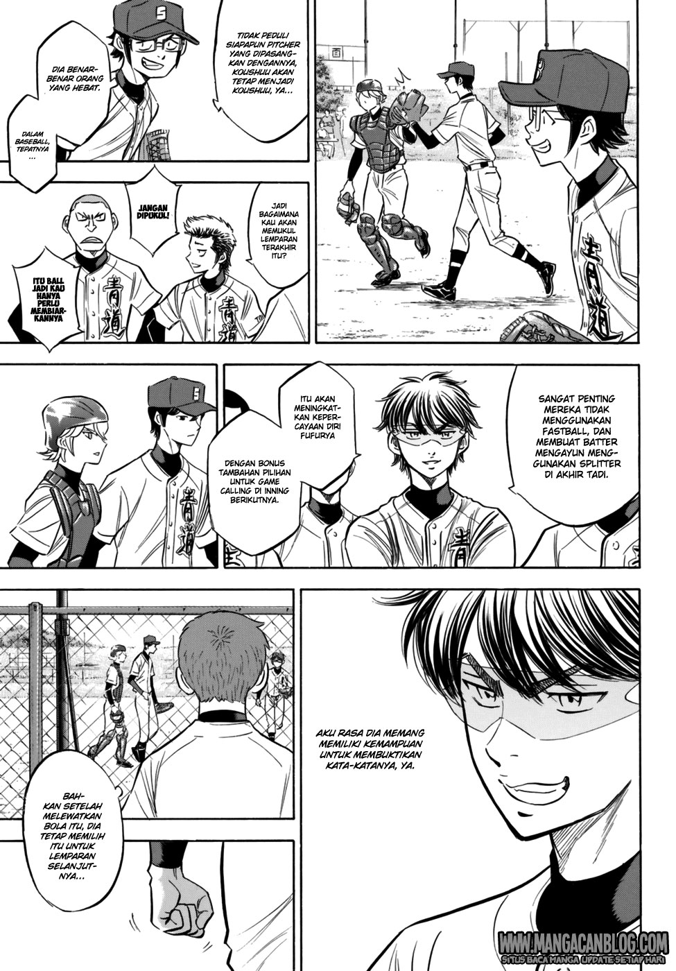 Diamond no Ace Act 2 chapter 95 halaman 11