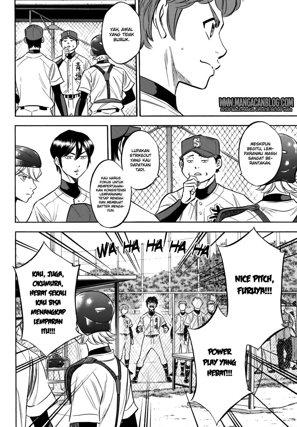 Diamond no Ace Act 2 chapter 95 halaman 12