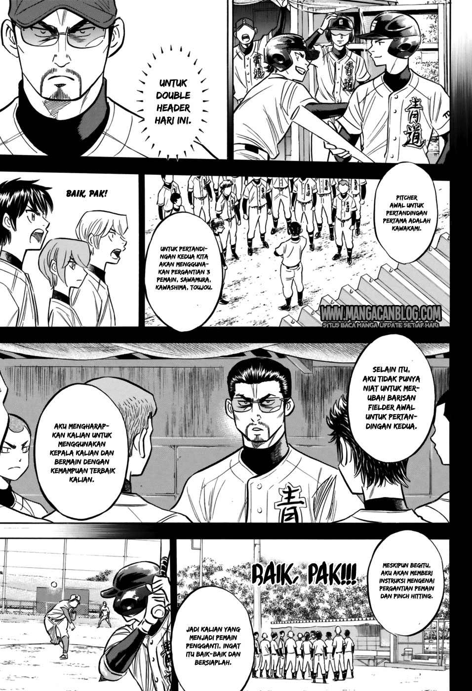 Diamond no Ace Act 2 Bab 96 halaman 7