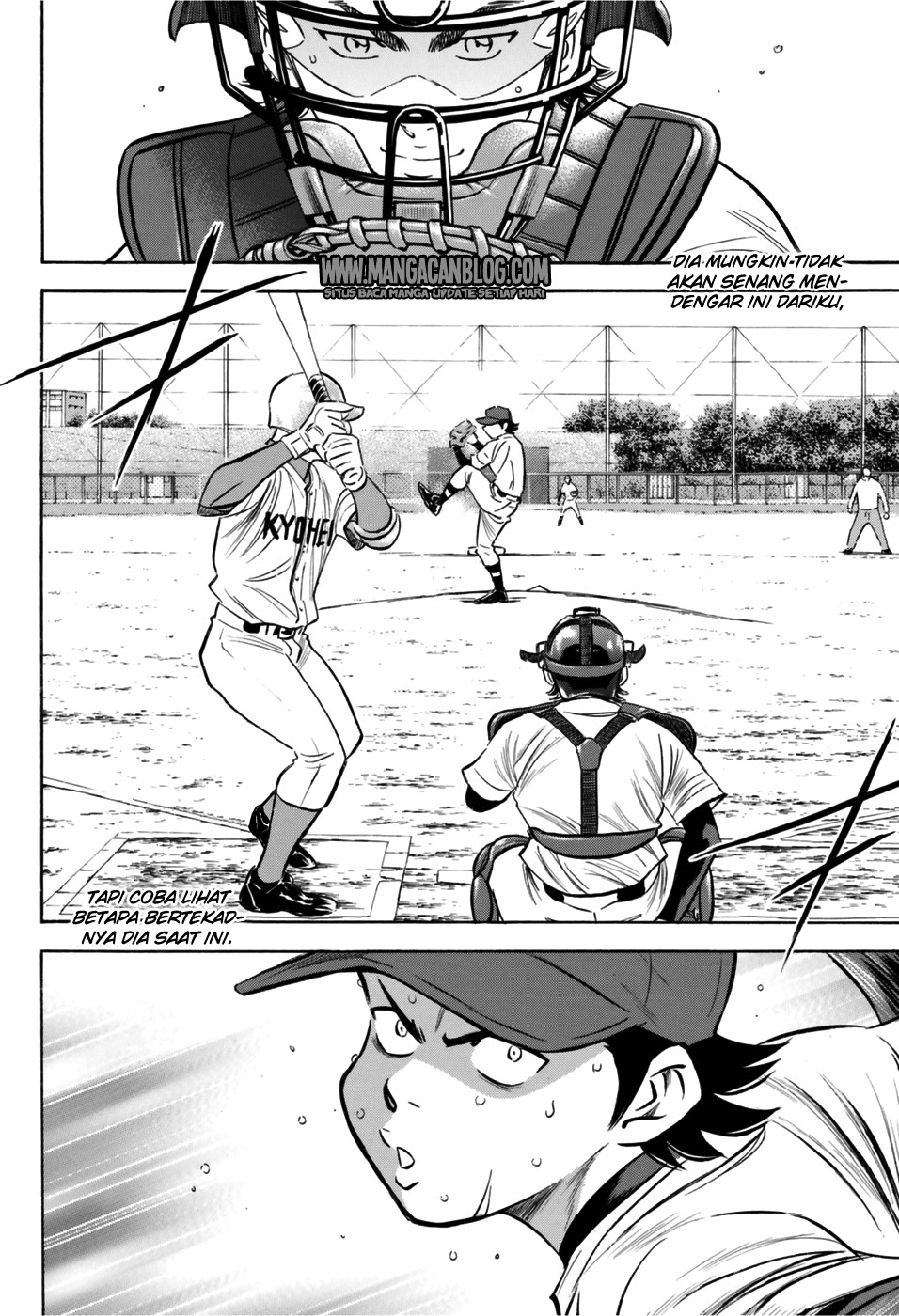 Diamond no Ace Act 2 Bab 96 halaman 14