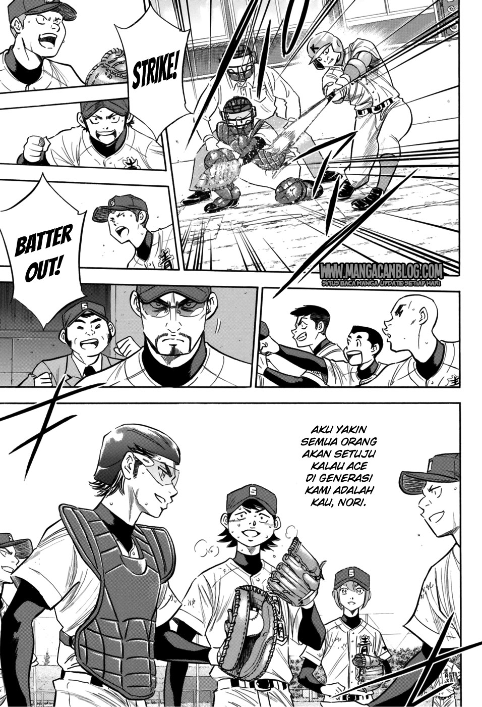 Diamond no Ace Act 2 Bab 96 halaman 15