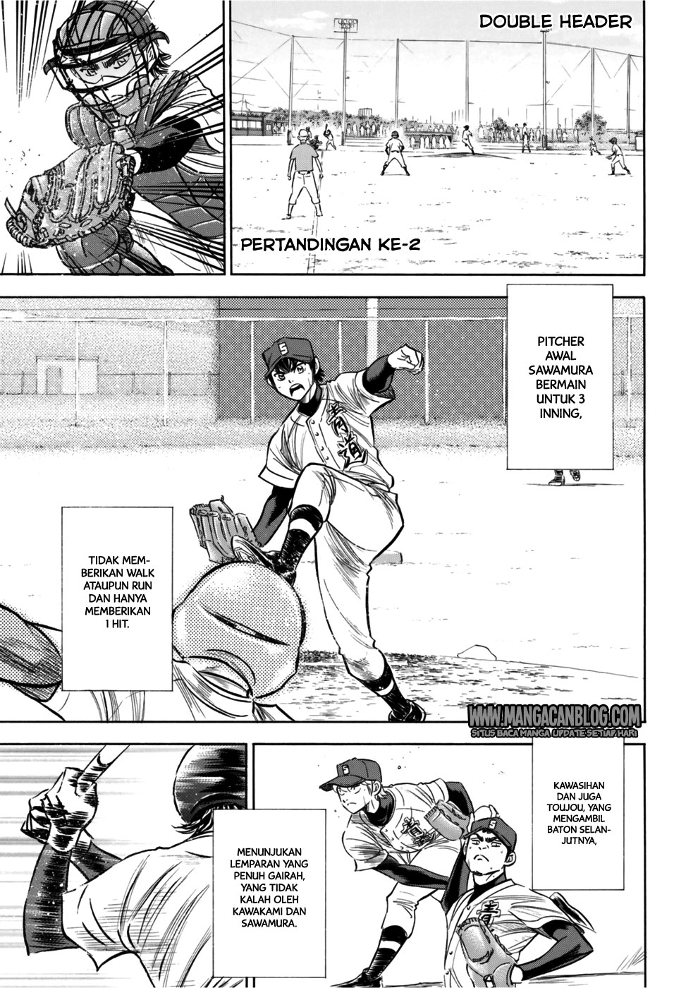 Diamond no Ace Act 2 Bab 96 halaman 17