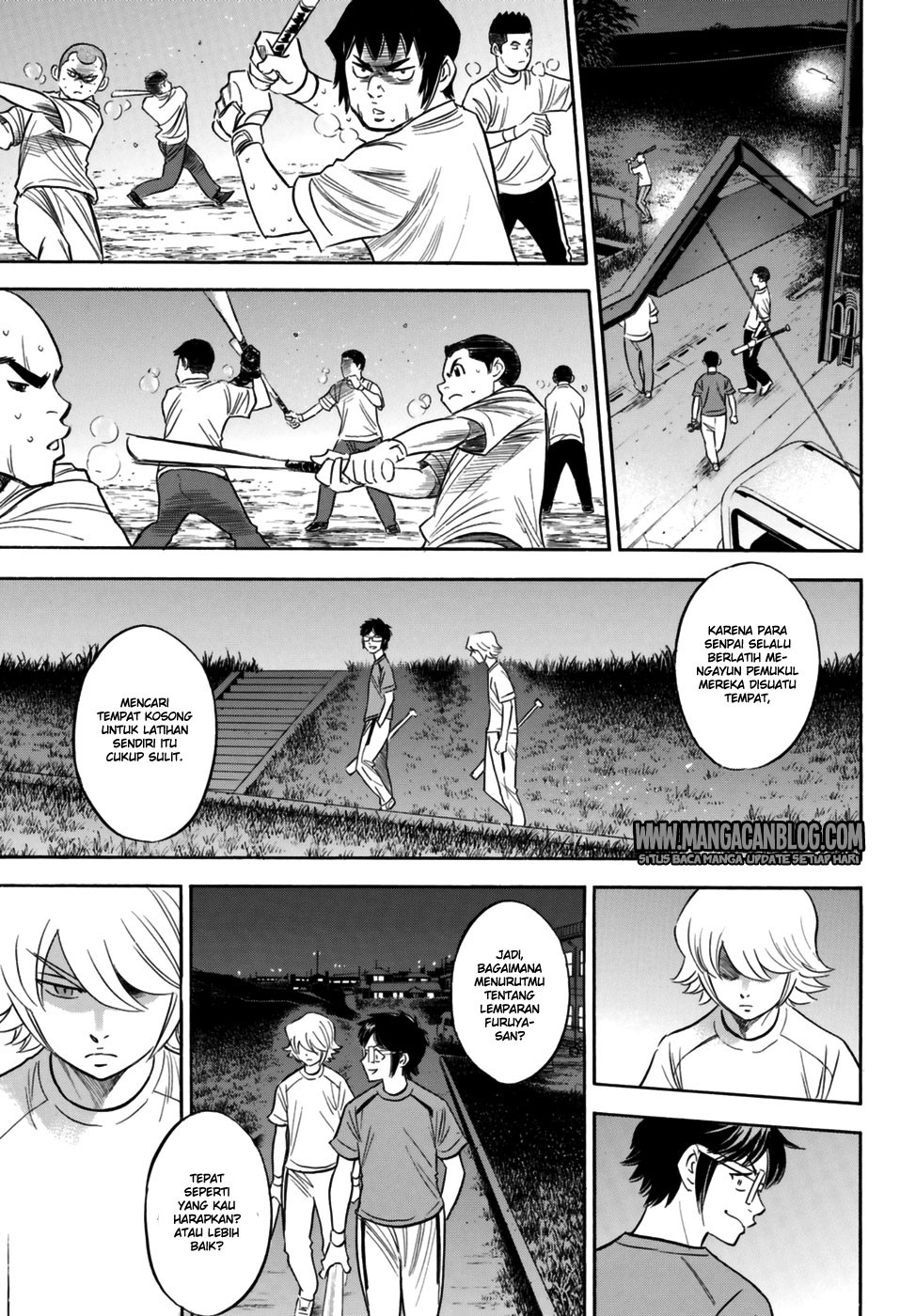 Diamond no Ace Act 2 Bab 97 halaman 9