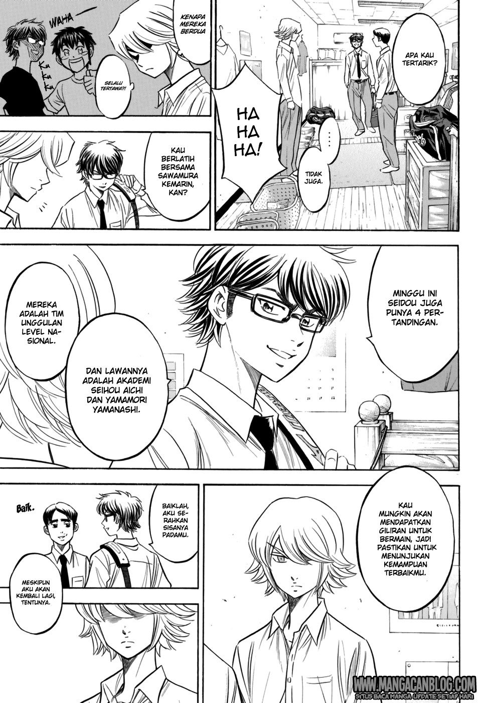 Diamond no Ace Act 2 Bab 98 halaman 3