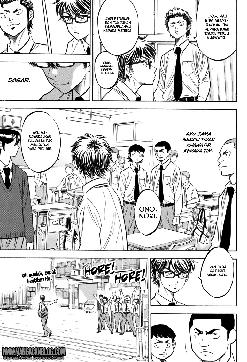 Diamond no Ace Act 2 Bab 98 halaman 9