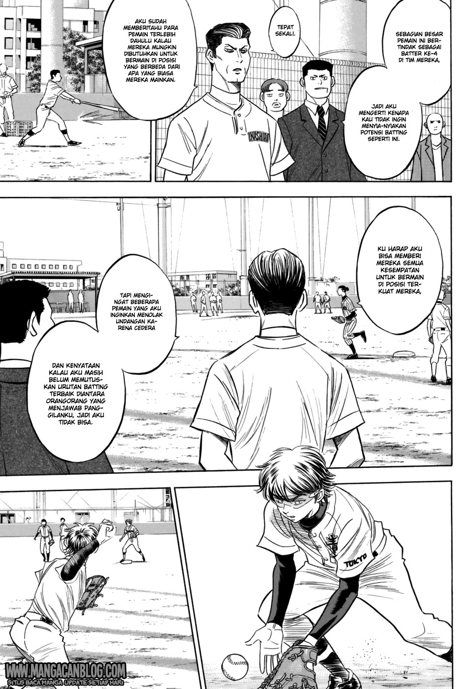 Diamond no Ace Act 2 Bab 99 halaman 5