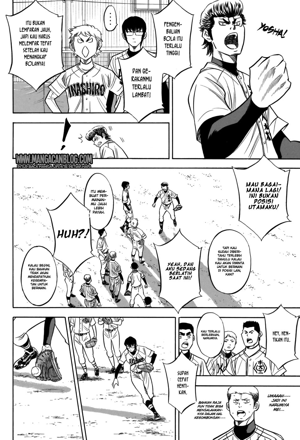 Diamond no Ace Act 2 Bab 99 halaman 8