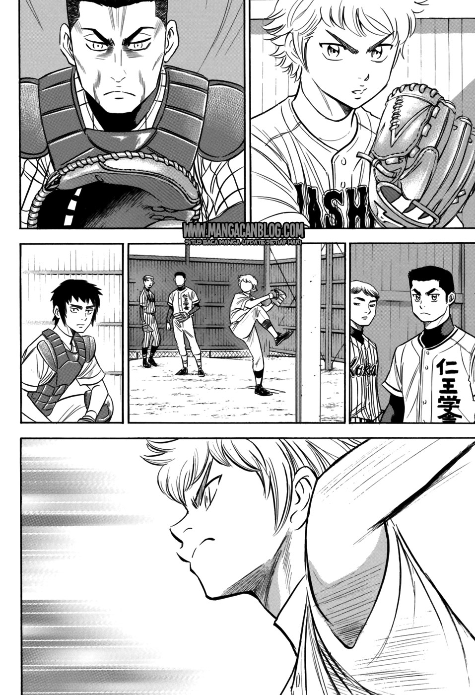 Diamond no Ace Act 2 Bab 99 halaman 18