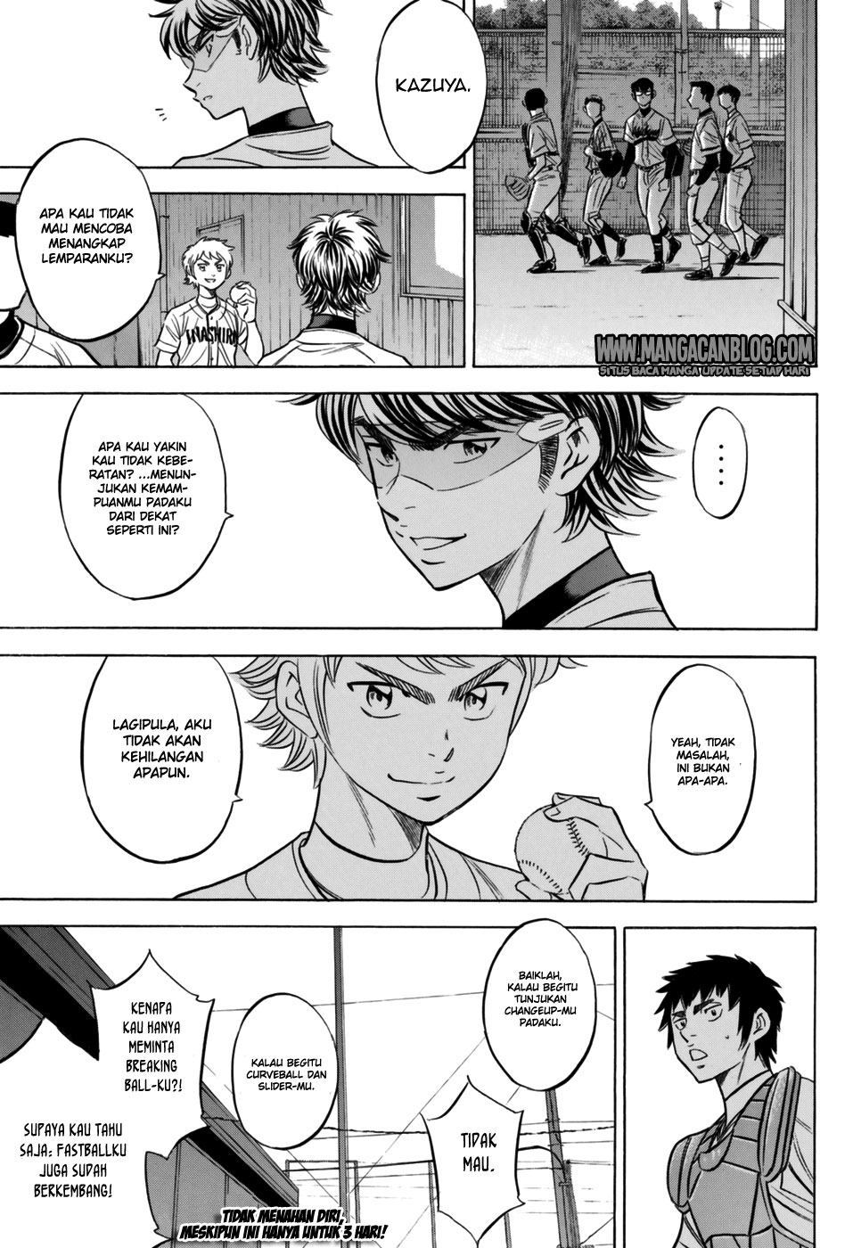 Diamond no Ace Act 2 Bab 99 halaman 23