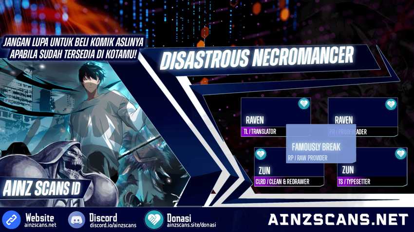 Disastrous Necromancer Bab 138 halaman 1