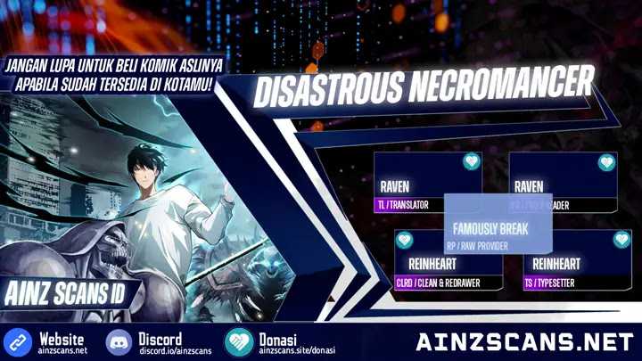 Disastrous Necromancer Bab 156 halaman 1