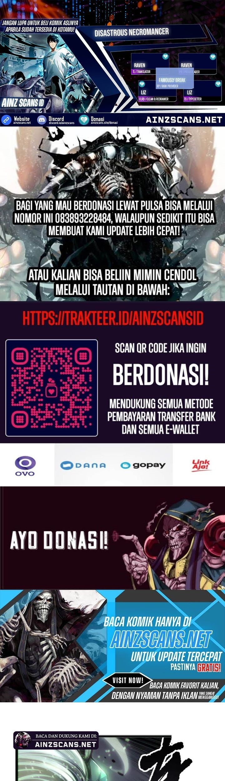 Disastrous Necromancer Bab 168 halaman 1