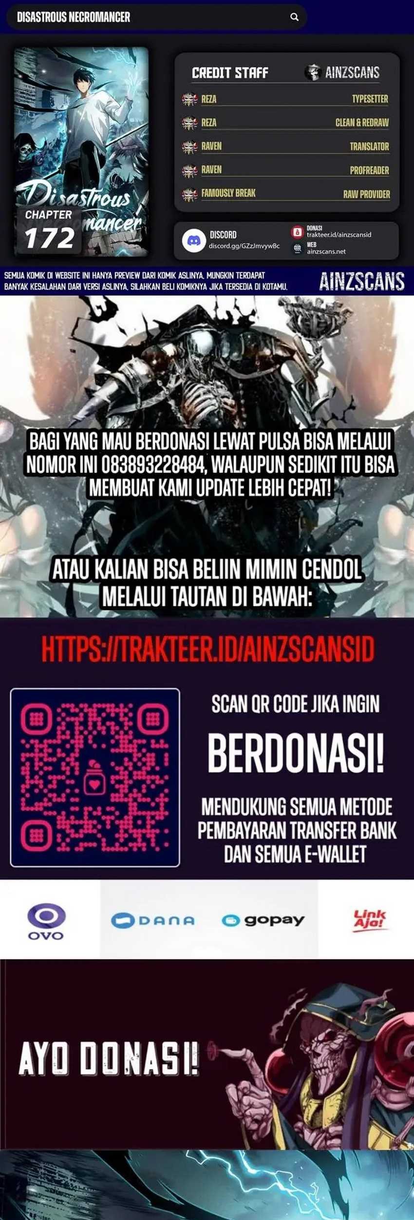 Disastrous Necromancer Bab 172 halaman 1