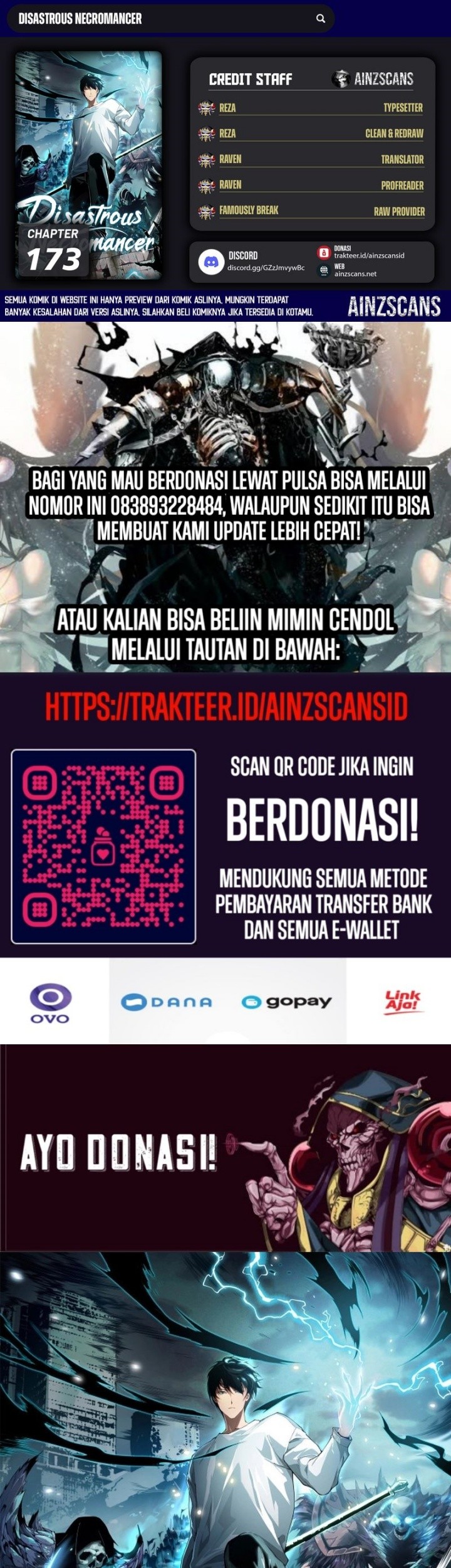Disastrous Necromancer Bab 173 halaman 1