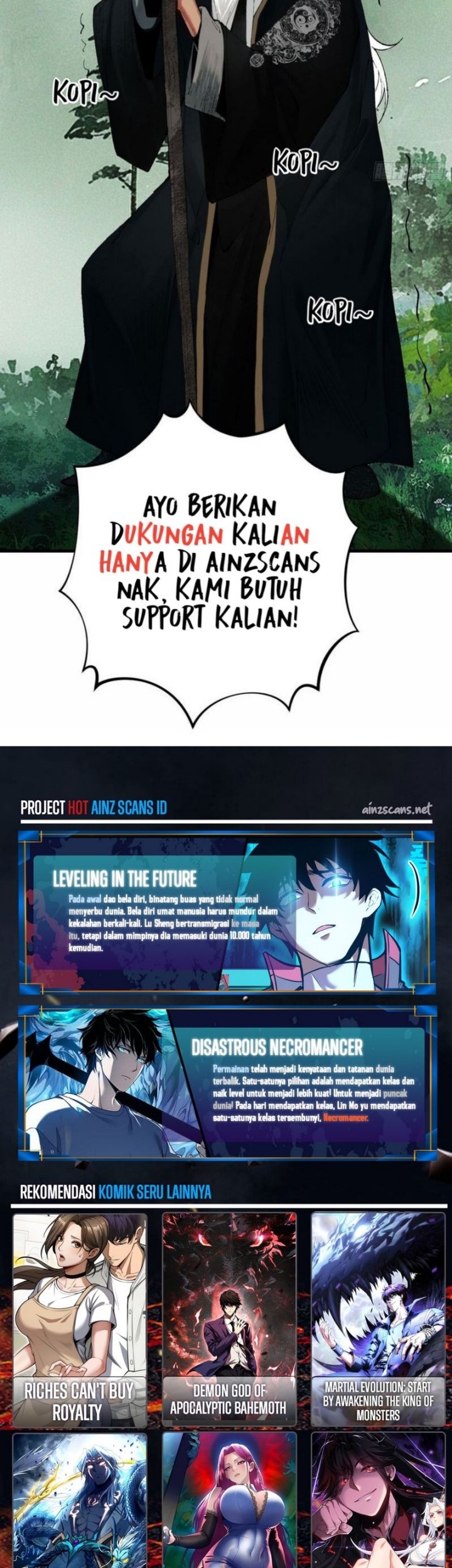 Disastrous Necromancer Bab 173 halaman 38