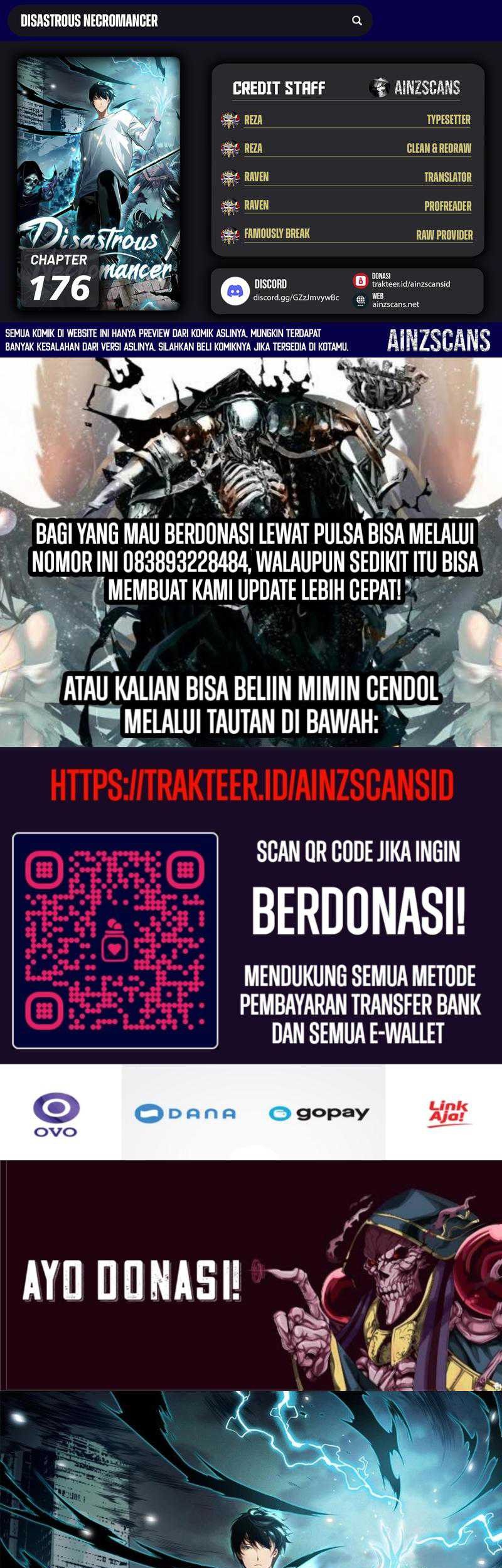 Disastrous Necromancer chapter 176 halaman 1