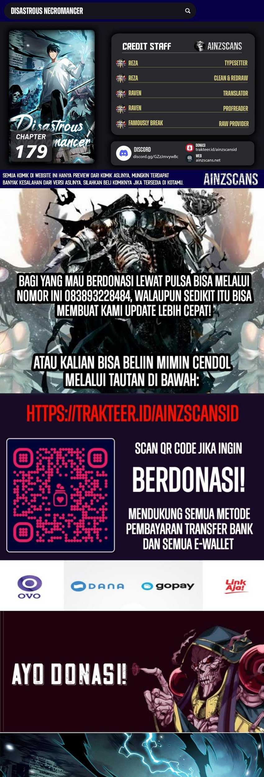 Disastrous Necromancer Bab 179 halaman 1