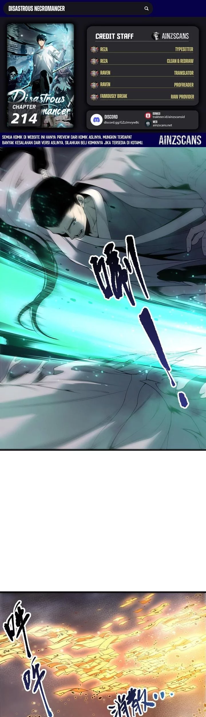 Disastrous Necromancer Bab 214 halaman 1