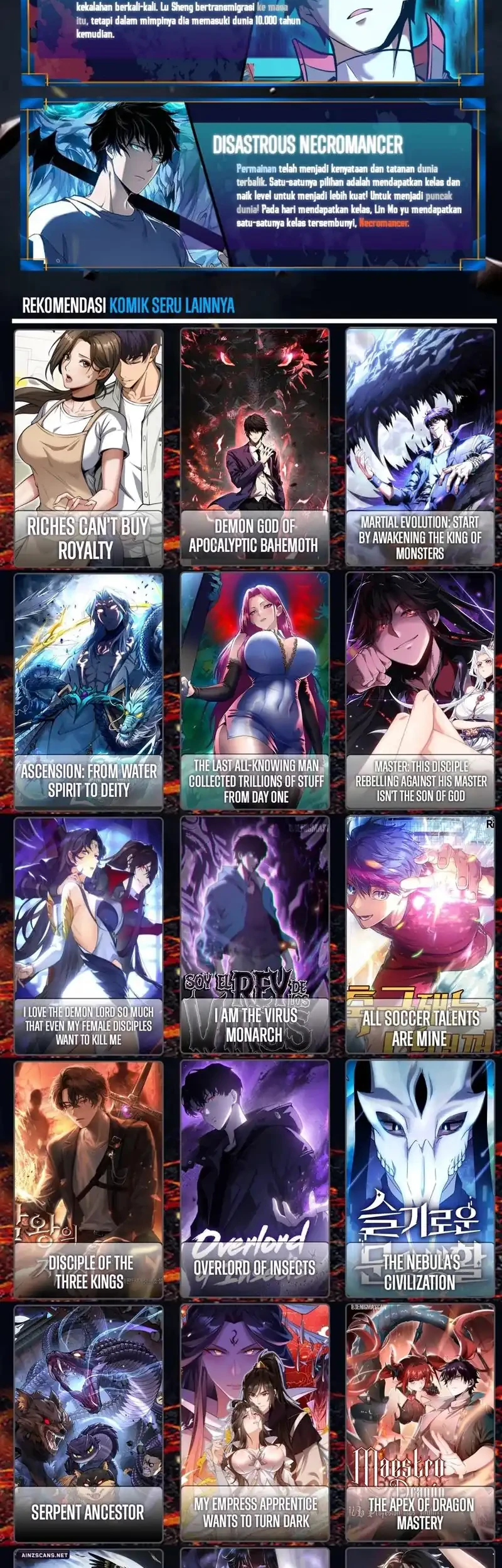 Disastrous Necromancer chapter 247 halaman 42