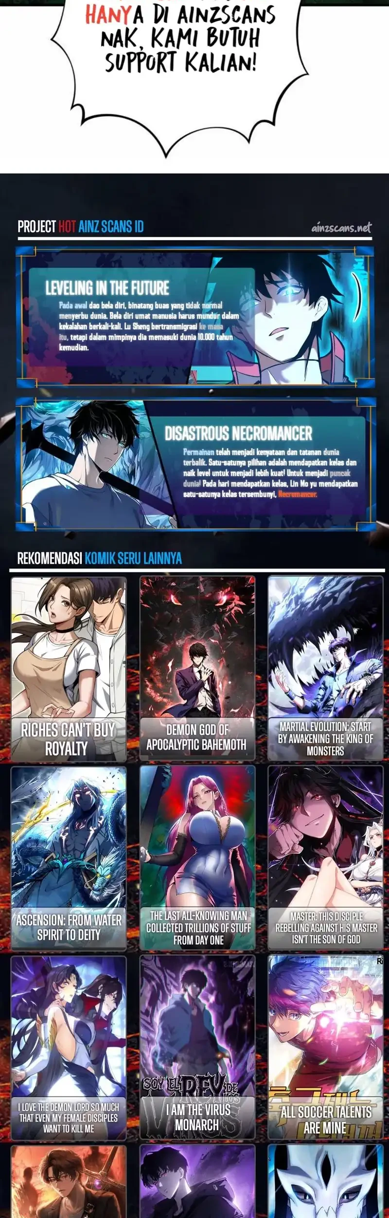 Disastrous Necromancer Bab 249 halaman 48