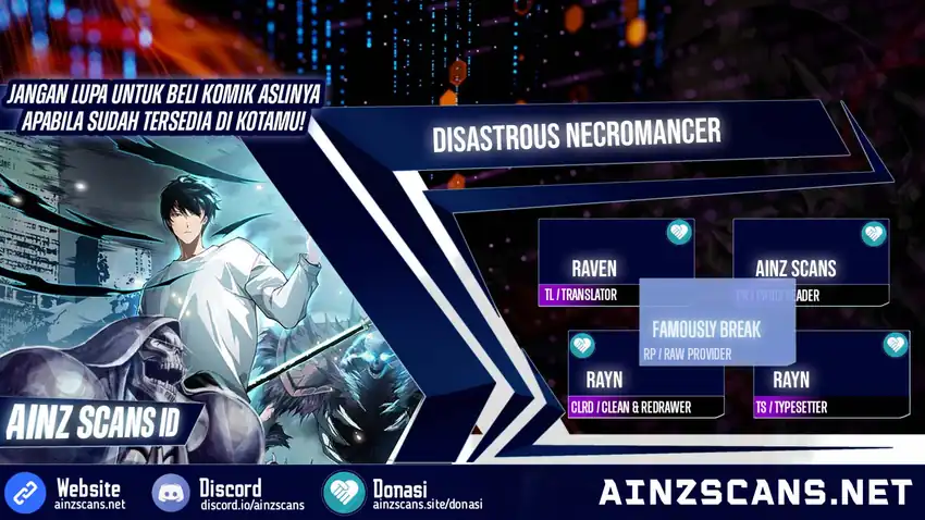 Disastrous Necromancer Bab 261 halaman 1