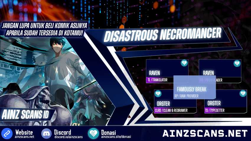 Disastrous Necromancer Bab 72 halaman 1