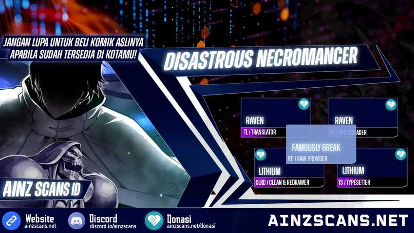 Disastrous Necromancer Bab 92 halaman 1