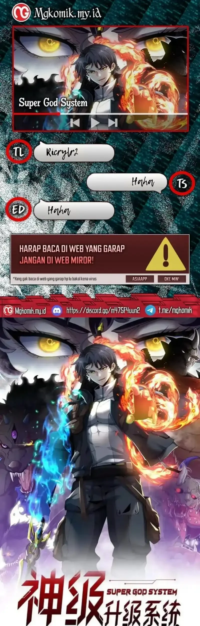 Divine Leveling System Bab 190 halaman 1