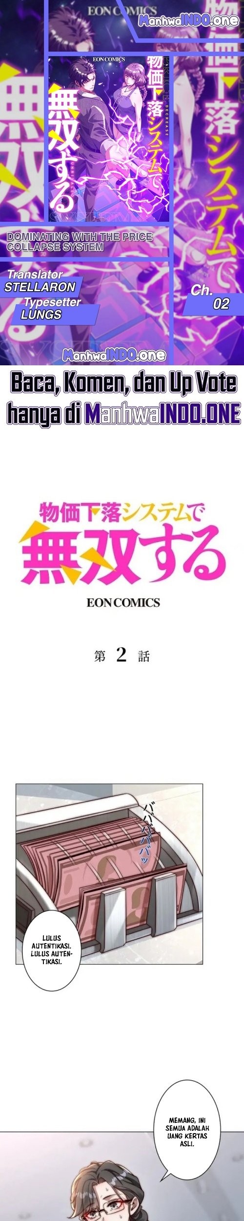 Dominating with the Price Collapse System chapter 2 halaman 1