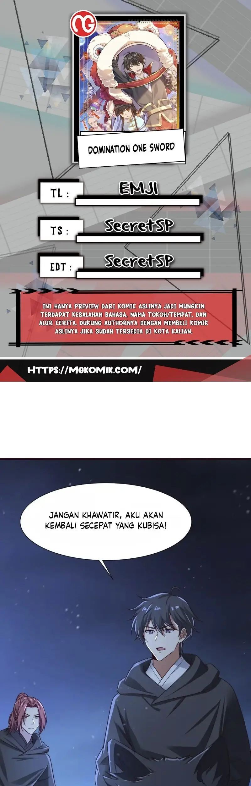 Domination One Sword chapter 219 halaman 1
