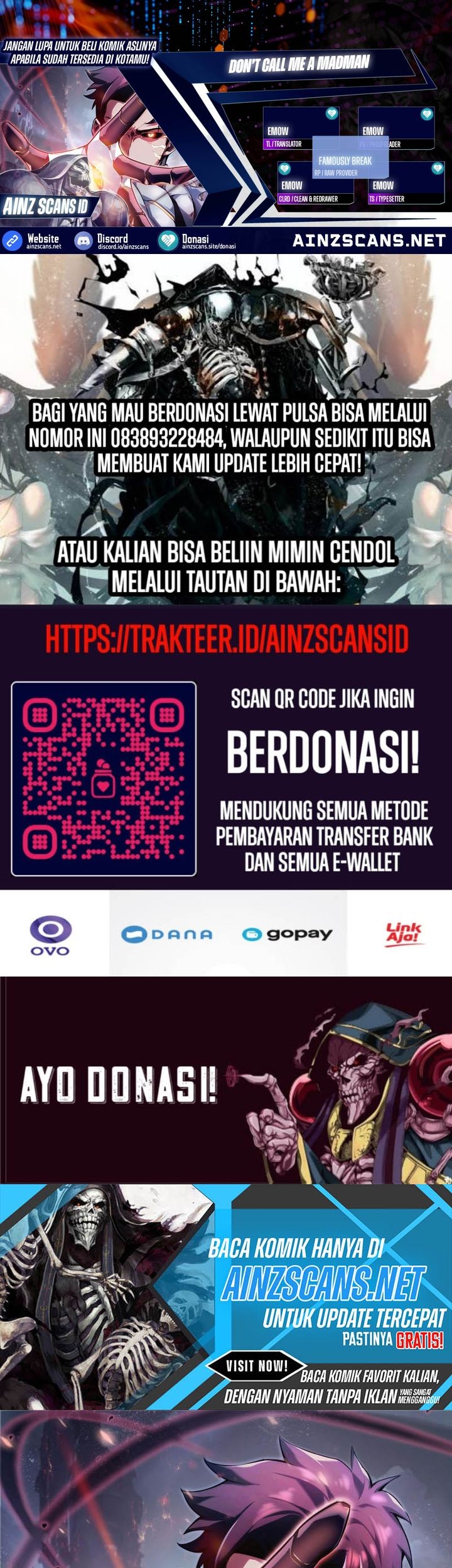 Don’t Call me a Madman Bab 8 halaman 1