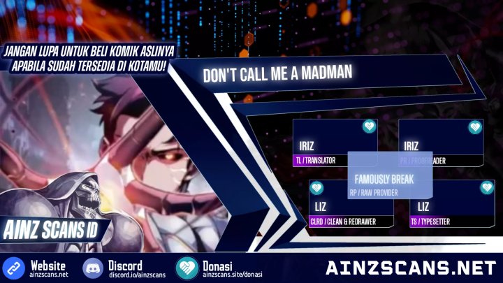 Don’t Call me a Madman Bab 9 halaman 1