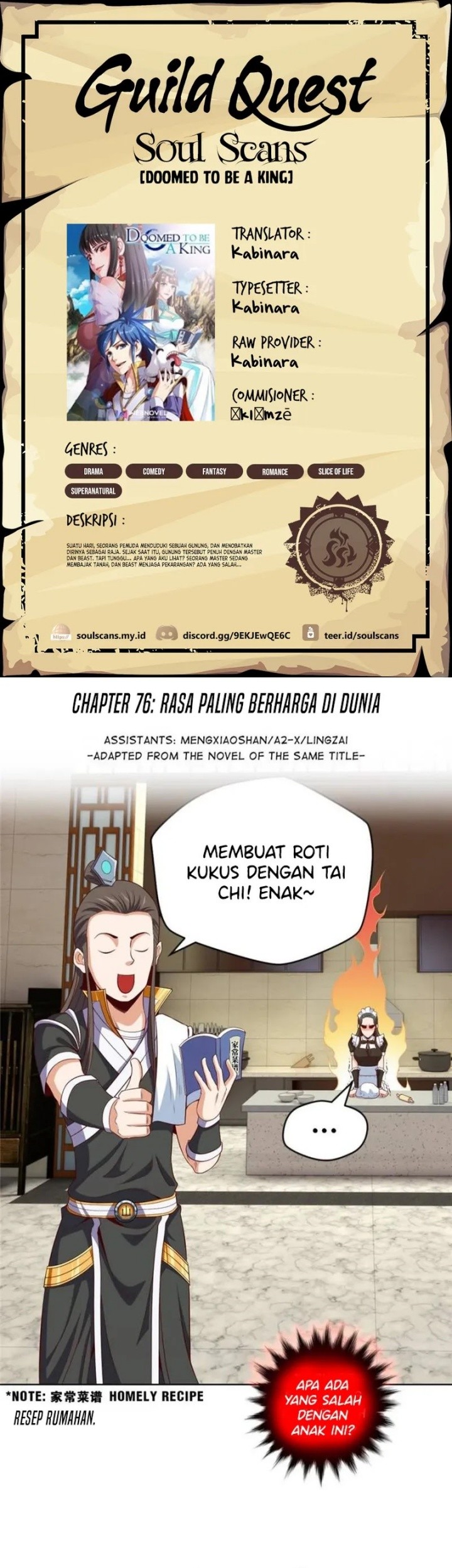 Doomed To Be A King Bab 76 halaman 1
