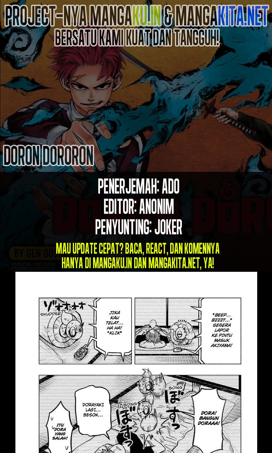 Dorondororon Bab 04 halaman 1