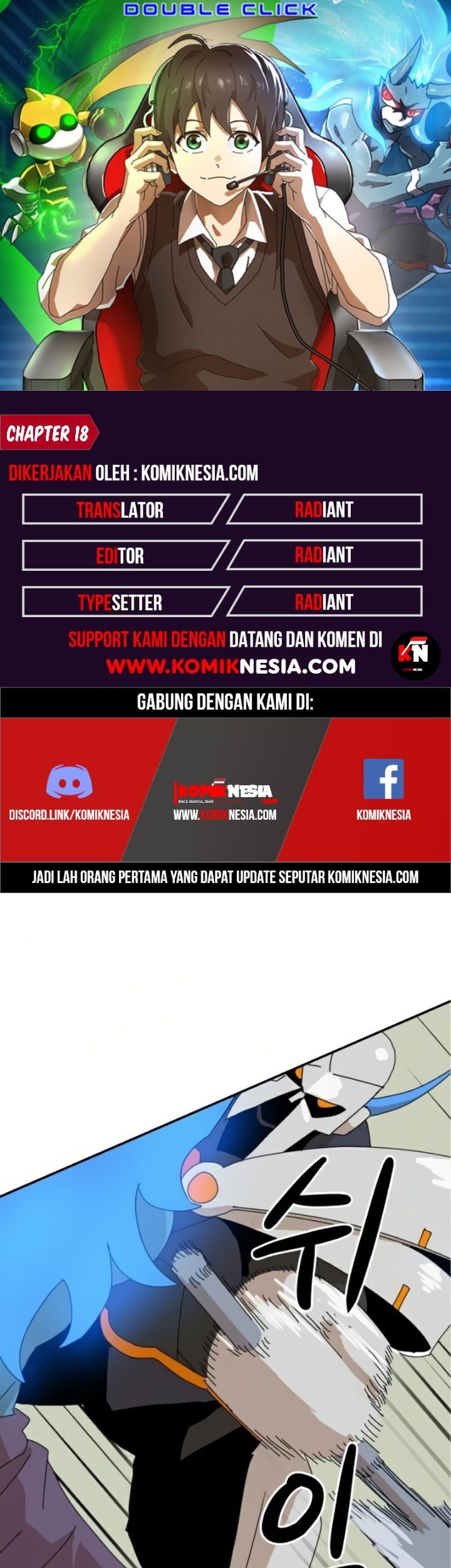 Double Click Bab 18 halaman 1