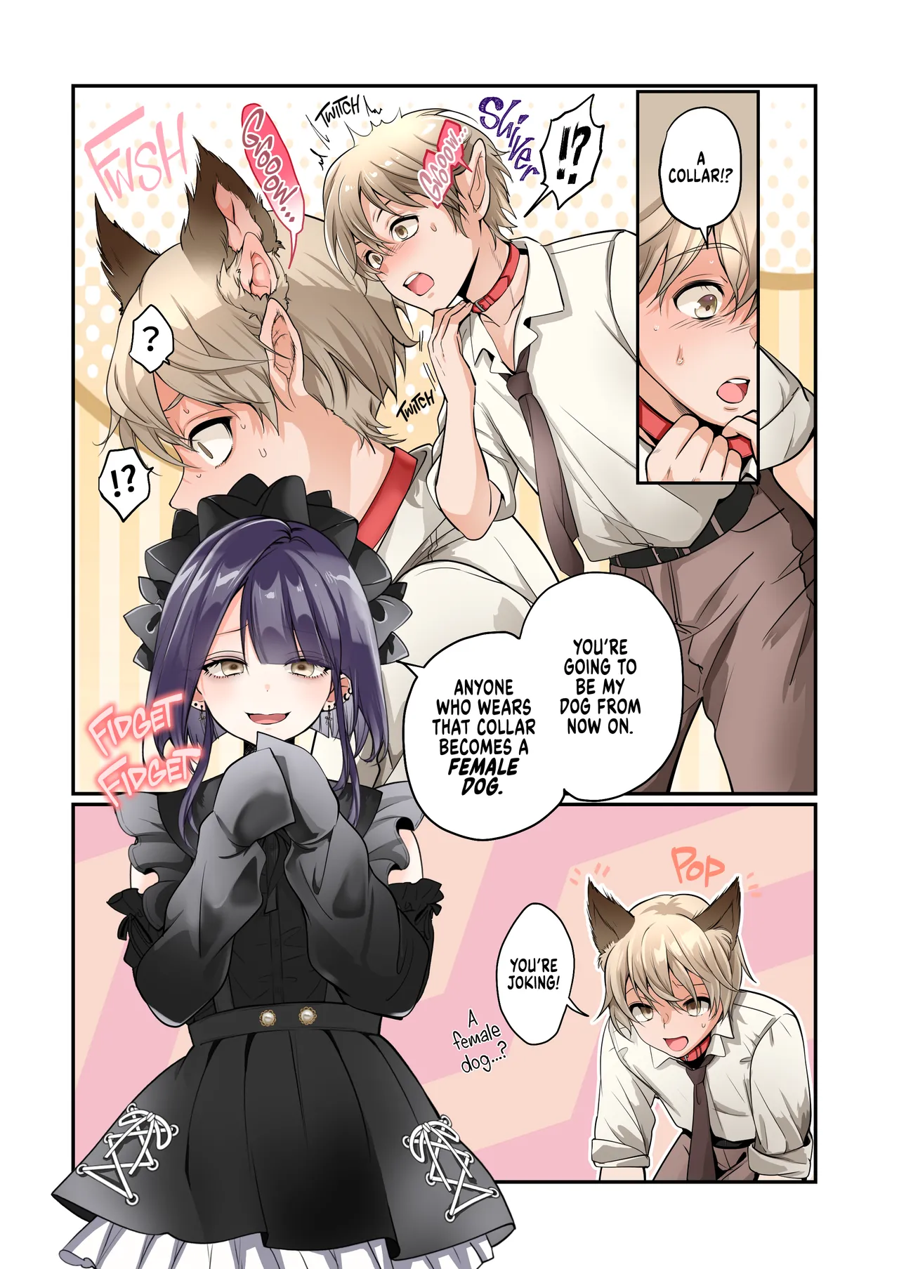 Mesu Inu-ka no Kubiwa | Bitchification Collar — page 4