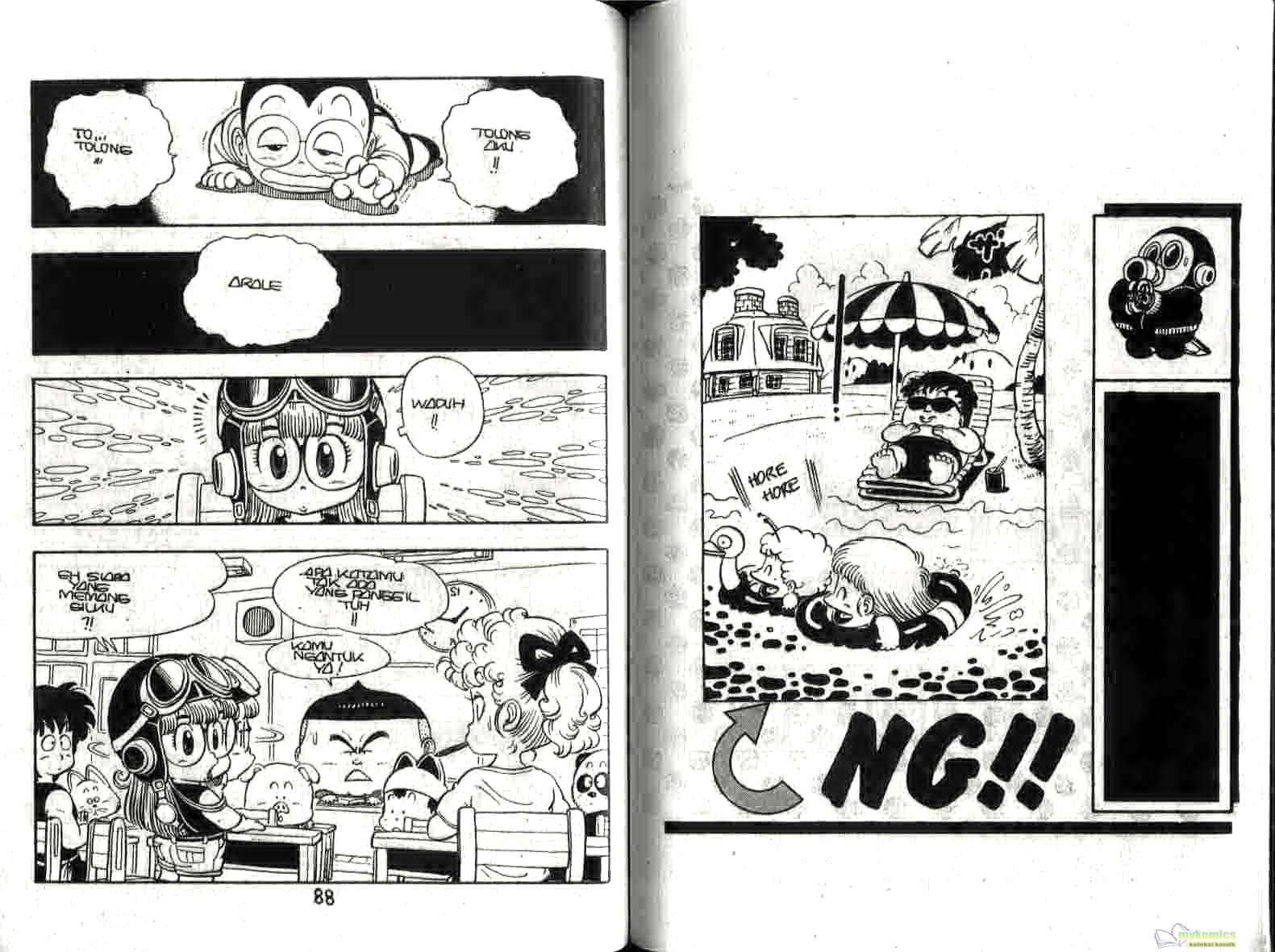 Dr. Slump Bab 13 halaman 46